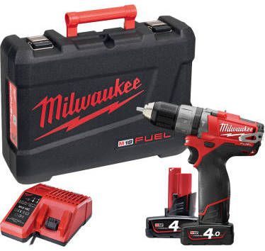 Taladro percutor compacto 12V 4Ah M12CPD-402C Milwaukee