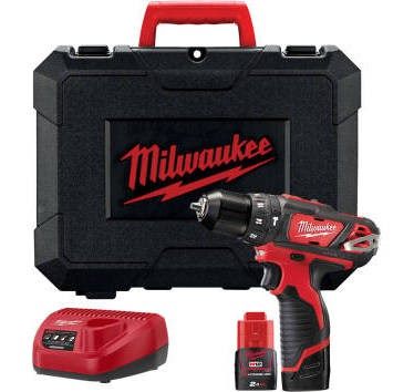 Taladro percutor M12 BPD-202C 12V 2Ah Milwaukee