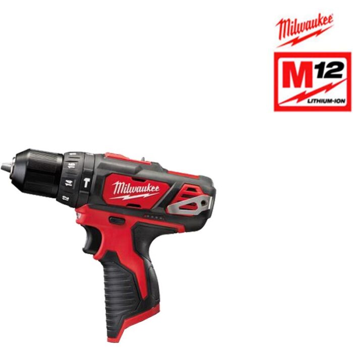 Taladro percutor subcomp. 12V s/batería Milwaukee