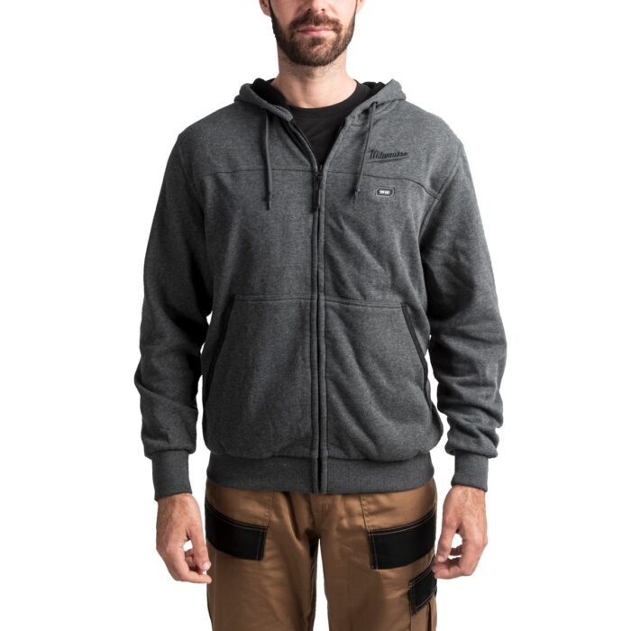 Chaqueta calefactora gris talla l Milwaukee