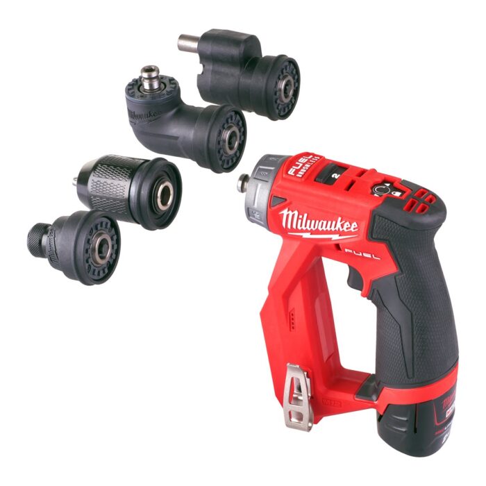 Taladro atornillador multicabezal de montador M12 FUEL™ con portabrocas M12 FDDXKIT-202X Milwaukee