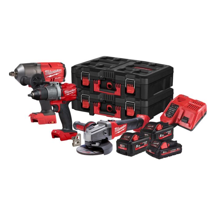 Pack M18 fpd2+M18 fhiwf12+M18 cag125x Milwaukee