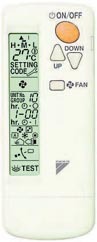 Mando distancia s/cable Daikin fhq/fxhq