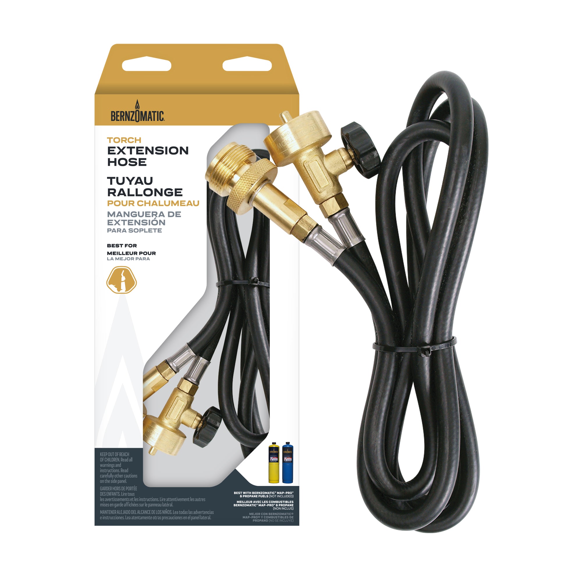 Manguera de extensión para soplete Bernzomatic WH0159 (150 cm, CGA600) - Imagen 2