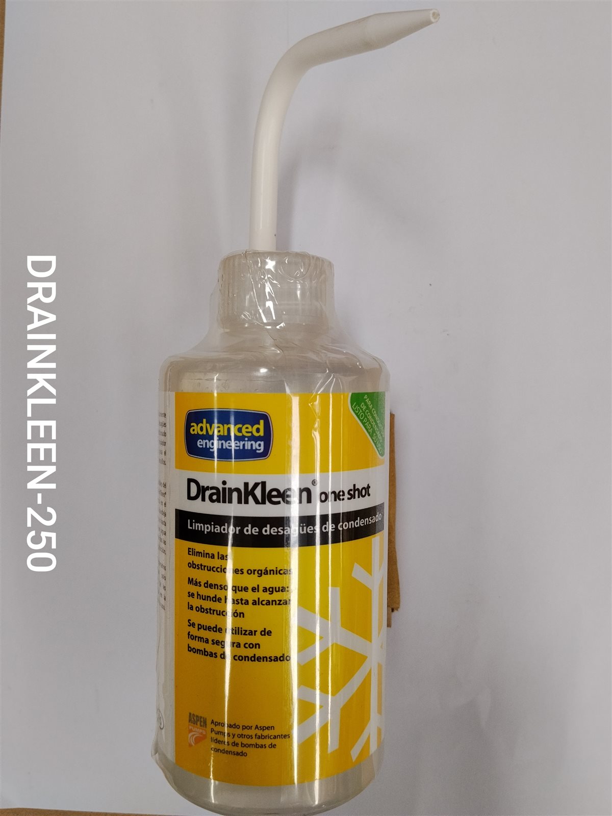 Bote 250ml. limpiador desagues one shot