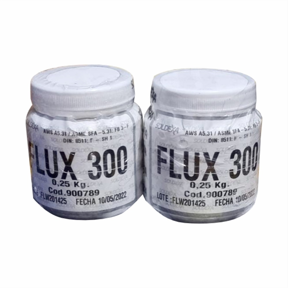 Bote de flux para varilla de plata de 250gr