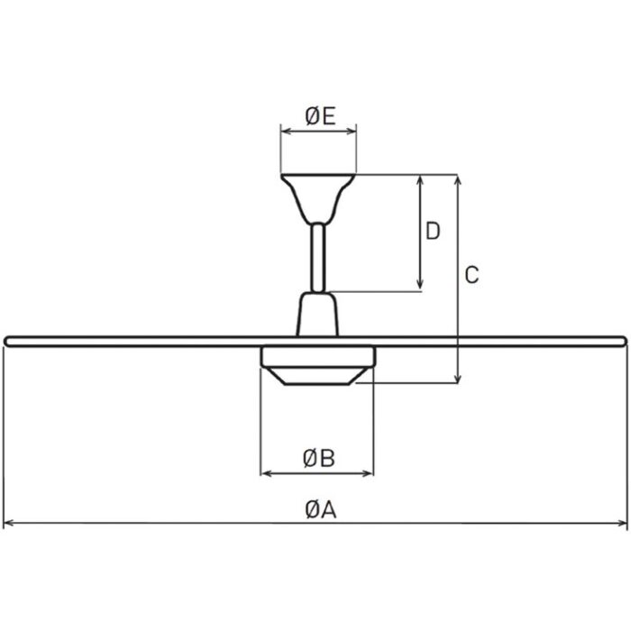 Ventilador techo SYP con luz Soler & Palau