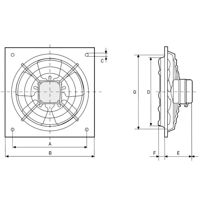 Extractor helicoidal 900 M3 Soler & Palau