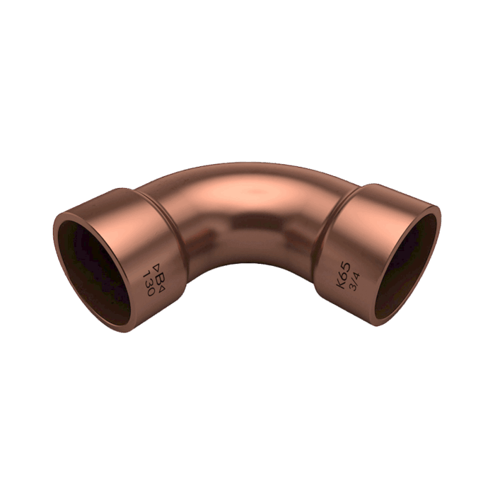 CURVA 90 HH de 1-1/8" K65 para CO2