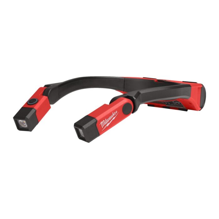 Linterna para cuello REDLITHIUM™ USB TRUEVIEW™, 2 modos - 400/250 Lúmenes, protección IP54, rotación vertical de 130°. Se suministra con 1 batería L4B3 y cable micro USB Milwaukee