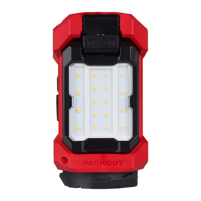 Luz de área compacta M12™ TRUEVIEW™, 3 modos - 1.200 / 600 / 300 lúmenes, protección IP54, base magnética, gancho, compatible con PACKOUT™, cabezal pivotante. Se suministra en versión cero, sin baterías ni cargador Milwaukee