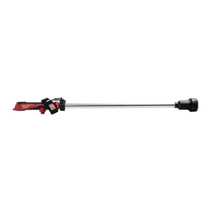 Bomba de pie sumergible M12™, sistema de filtrado único HYDROPASS™ para trabajar con agua sucia, 2.040l/h (34l/min) de caudal máximo, longitud total 125cm, sumergible hasta a 85cm, bombea hasta a una altura máxima de 4,5m, temperatura máxima de agua 60°C, recepción de 3/4" BSPT macho para conectar manguera de hasta 19mm (diámetro interno), peso 2kg. Incluye muñequera anticaída de seguridad. Se suministra en versión cero, sin baterías ni cargador Milwaukee