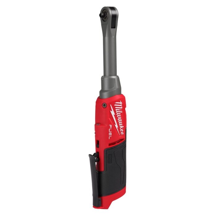 Llave de carraca de alta velocidad de cuello largo M12 FUEL™, recepción 1/4", par máximo 47Nm, tamaño de la cabeza 19mm, longitud 348mm, 0-450rpm. Se suministra en versión cero, sin baterías ni cargador Milwaukee