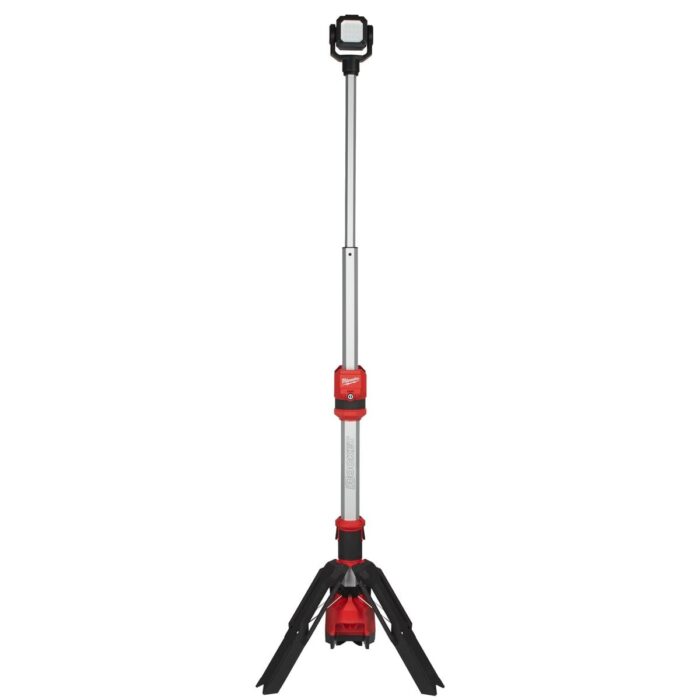 Trípode de iluminación LED M12™ TRUEVIEW™, extensible 0,91-1,72m, cabezal pivotante, 2 modos de iluminación - 1400/700 Lúmenes. Se suministra en versión cero, sin baterías ni cargador Milwaukee