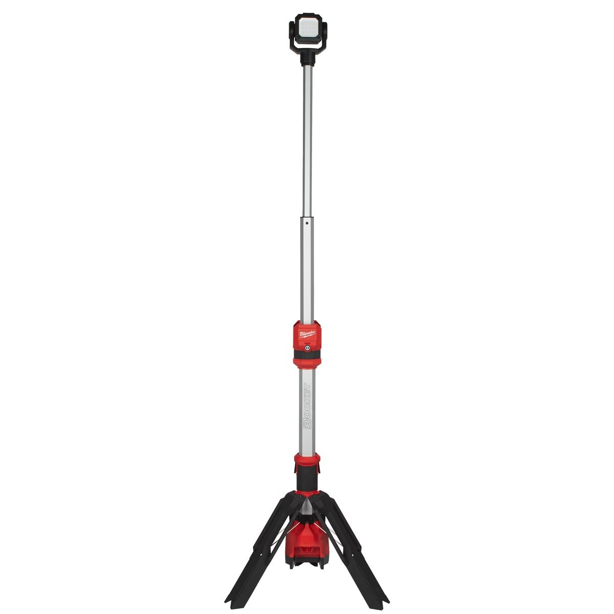 Trípode de iluminación LED M12™ TRUEVIEW™, extensible 0,91-1,72m, cabezal pivotante, 2 modos de iluminación - 1400/700 Lúmenes. Se suministra en versión cero, sin baterías ni cargador Milwaukee