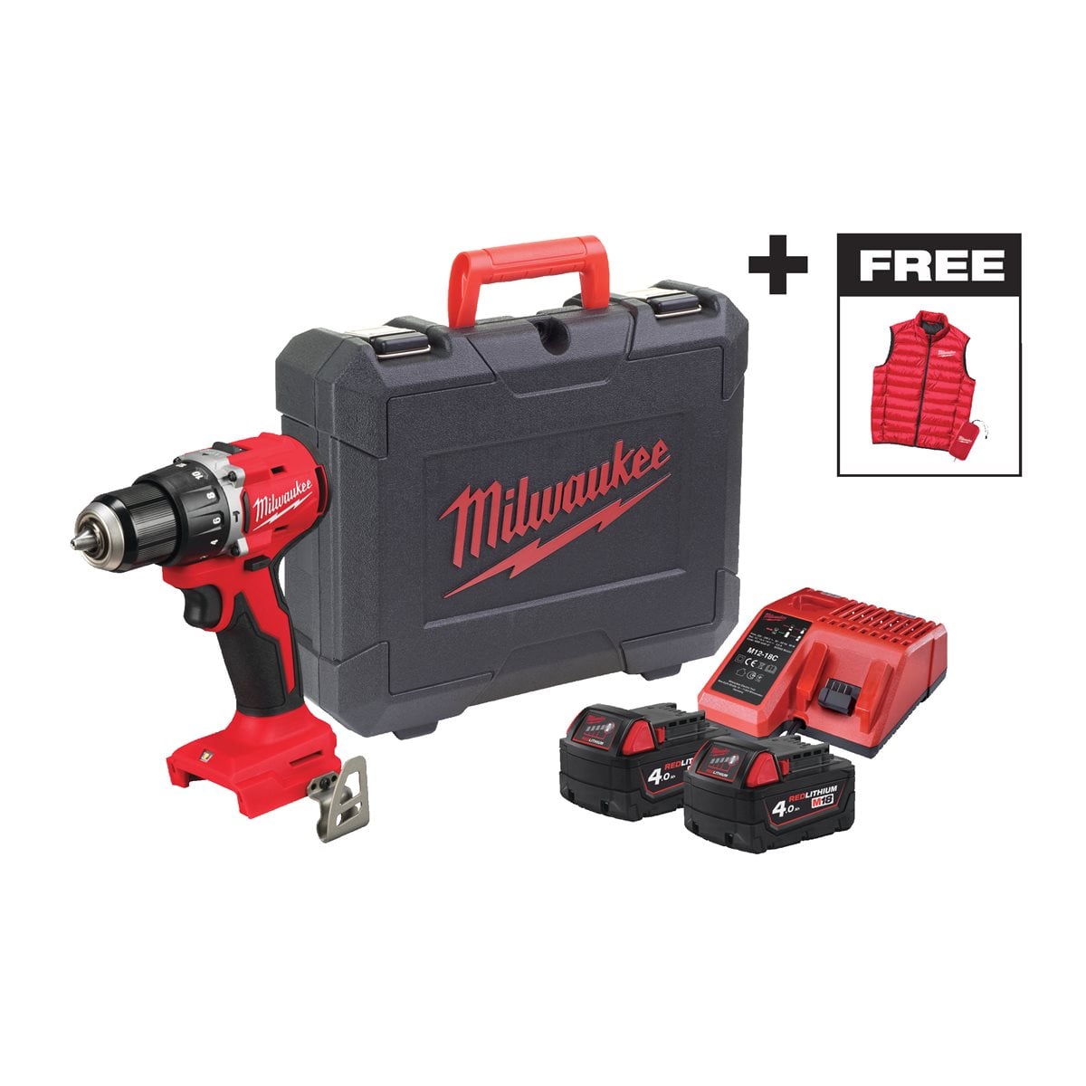 Taladro percutor M18 blpdrcmc-402c Milwaukee
