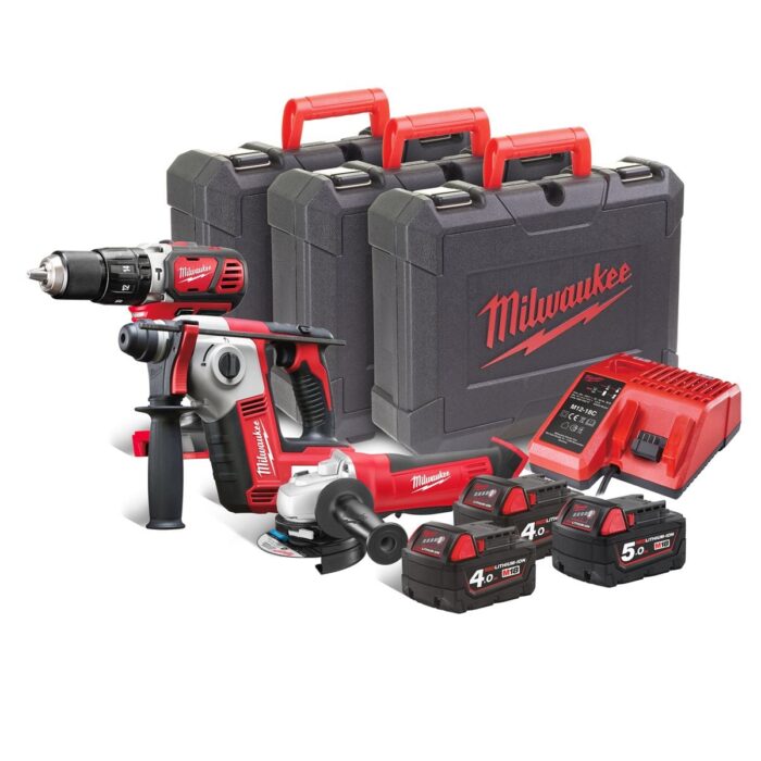Kit fontaneria m18bpp3a-543c bat: 2x4ah+1x5ah Milwaukee
