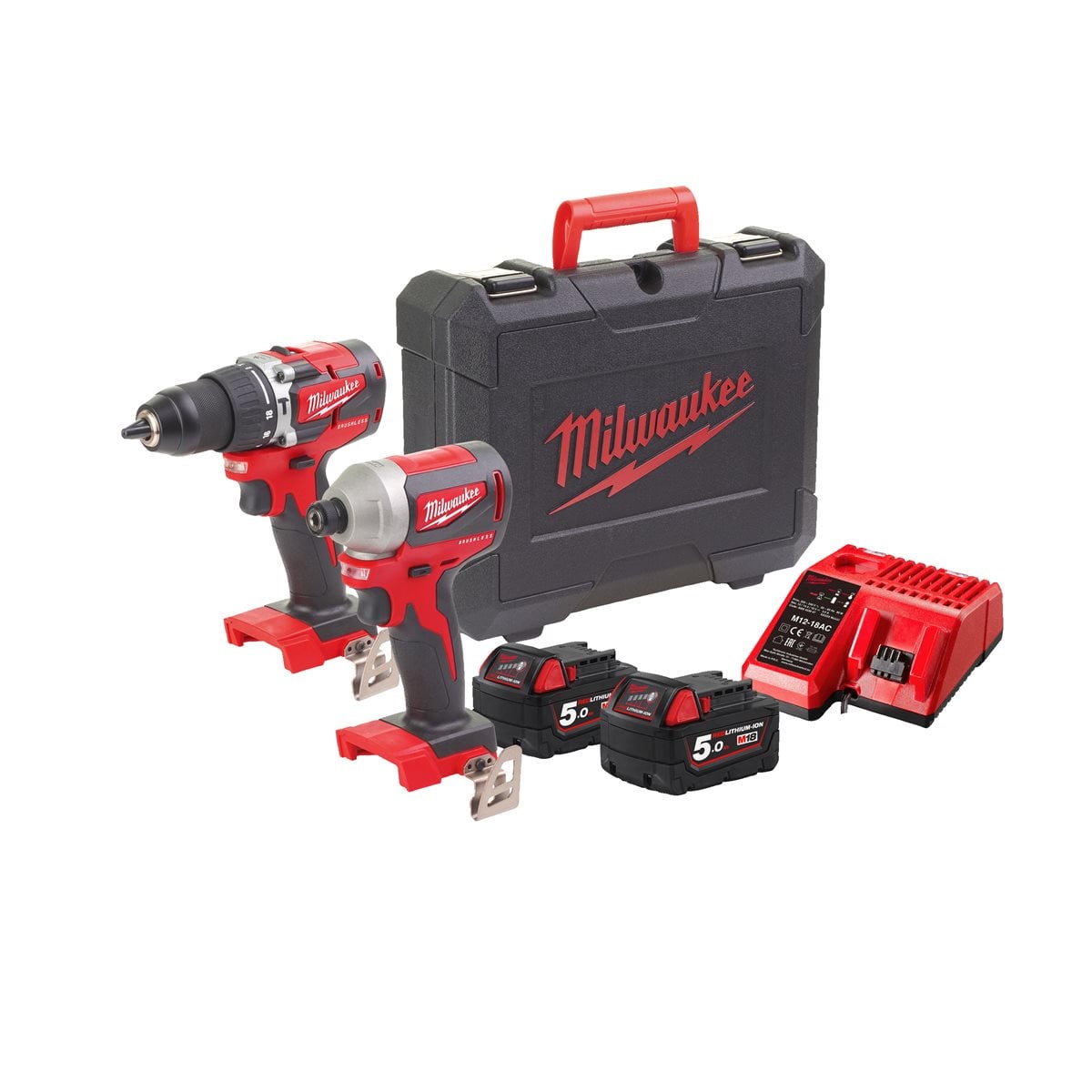 Powerpack M18 CBLPP2A-502C (taladro CBLPD + atornillador CBLID) Milwaukee