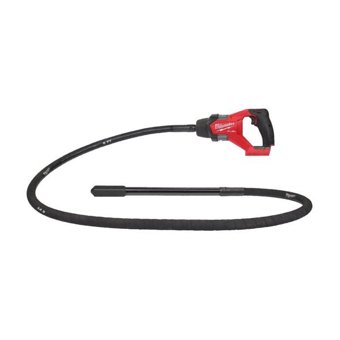 Vibrador de hormigón de aguja M18 FUEL™, manguera de 2,4m, aguja cuadrada de 25mm, 10.800vpm. Se suministra en versión cero, sin baterías ni cargador Milwaukee