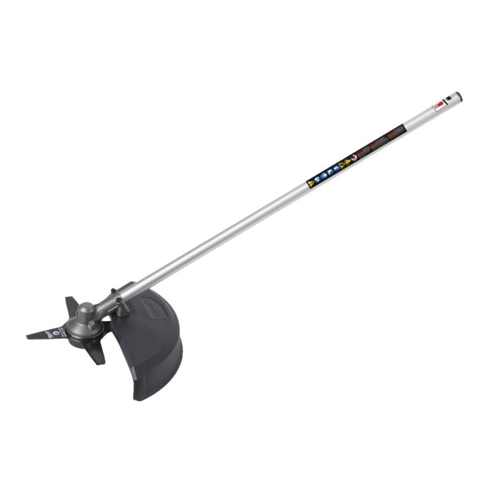 Accesorio desbrozadora de cuchilla QUIK-LOK™, longitud 103cm, diámetro de cuchilla 230mm, 2 velocidades: 0 - 4.900/ 0 - 6.200rpm. Incluye mango de protección adicional y cuchilla de 4 puntas Milwaukee