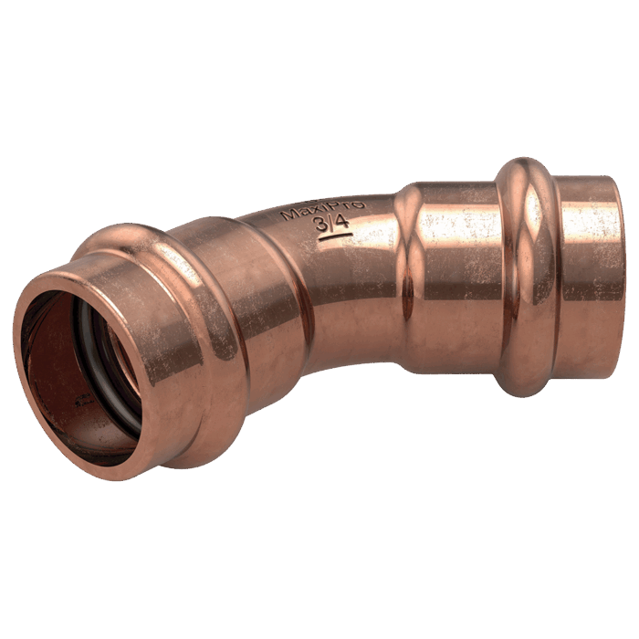 CURVA 45º HH maxipro de 1-1/8"