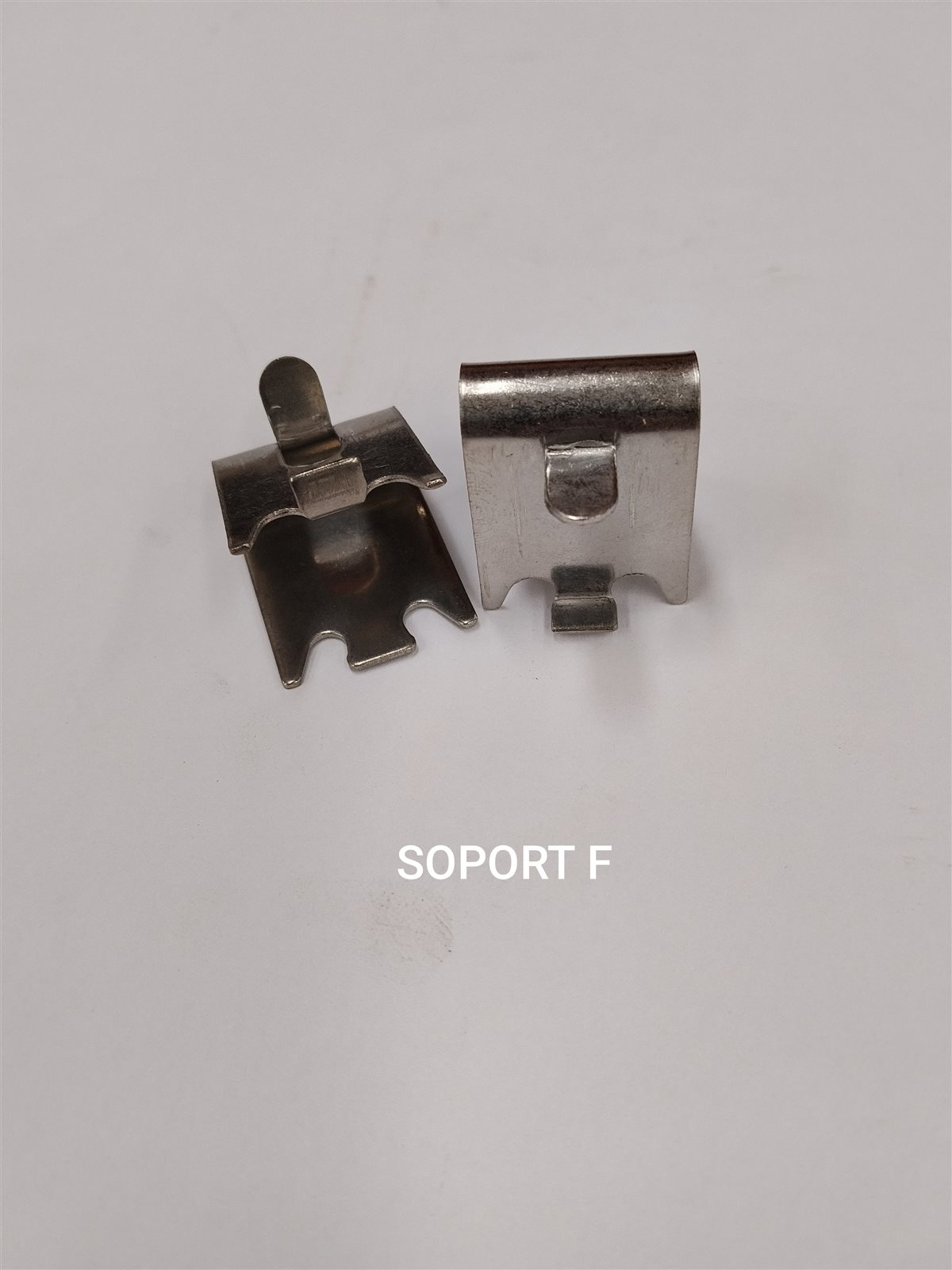 Soporte INOX 18/8 c/tope 22X4.