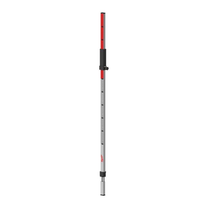 Regla para detector de láser de 2,4m con deslizador de detector integrado Milwaukee