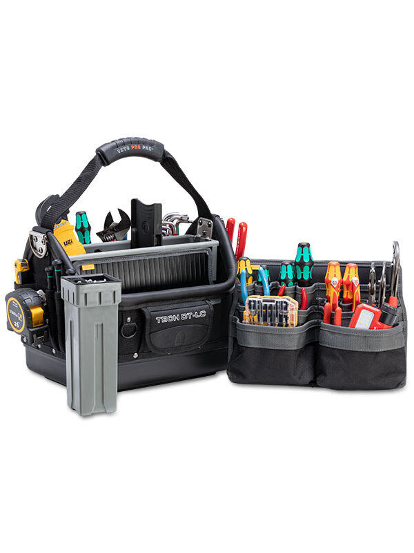 Bolsa de herramientas abierta Veto Pro Pac TECH OT-LC BLACKOUT Build-Out (sin paneles)