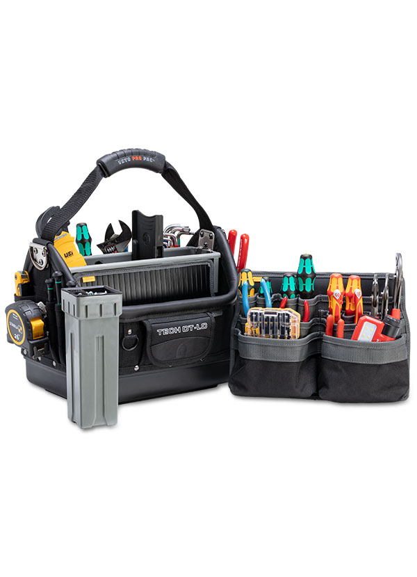 Bolsa de herramientas abierta Veto Pro Pac TECH OT-LC BLACKOUT Build-Out (sin paneles)