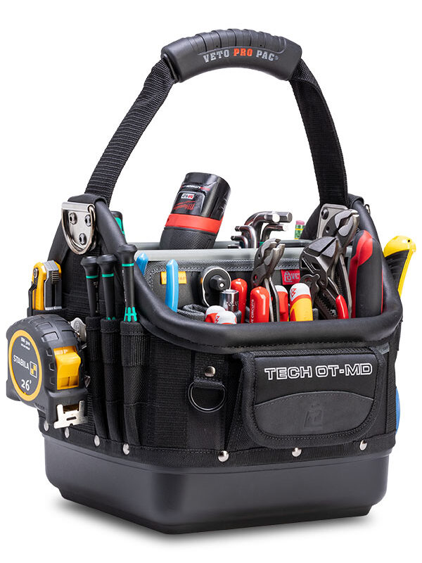 Bolsa de herramientas abierta Veto Pro Pac TECH OT-MD BLACKOUT Build-Out (sin paneles)