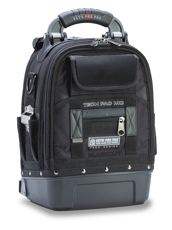 Mochila de herramientas Veto Pro Pac TECH PAC MC BLACKOUT Build-Out (sin paneles)