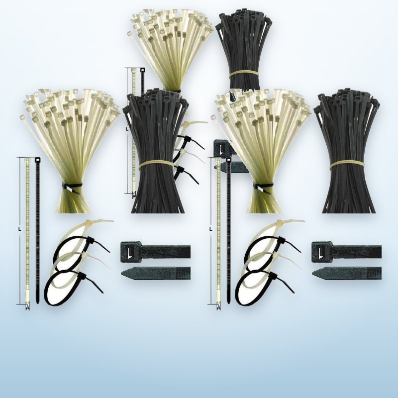 Consumibles: bridas, cintas y masillas