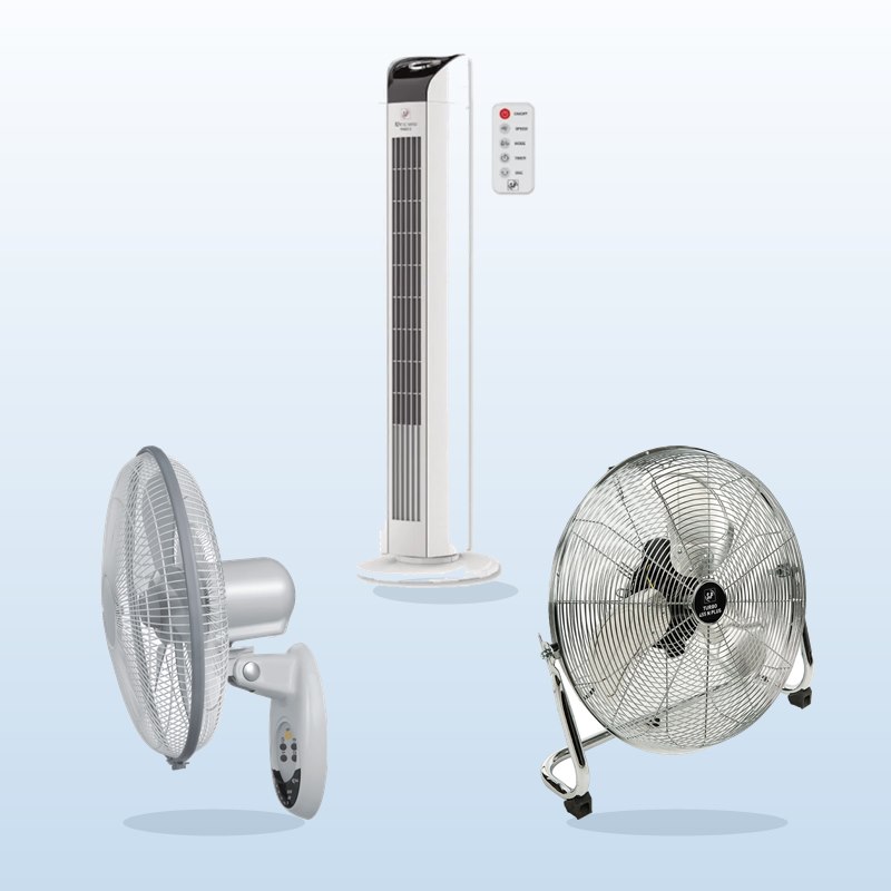 Ventiladores de techo, pie y torre