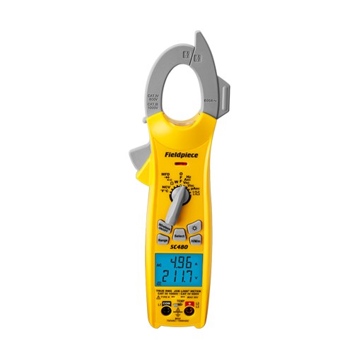 Pinza amperimetrica 600A pantalla dual