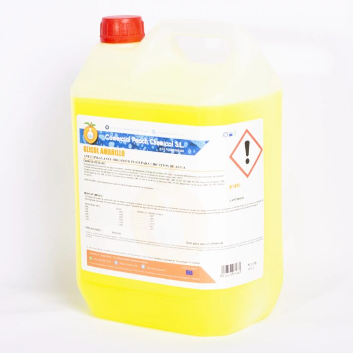 Glicol anticongelante 20L. amarillo normal