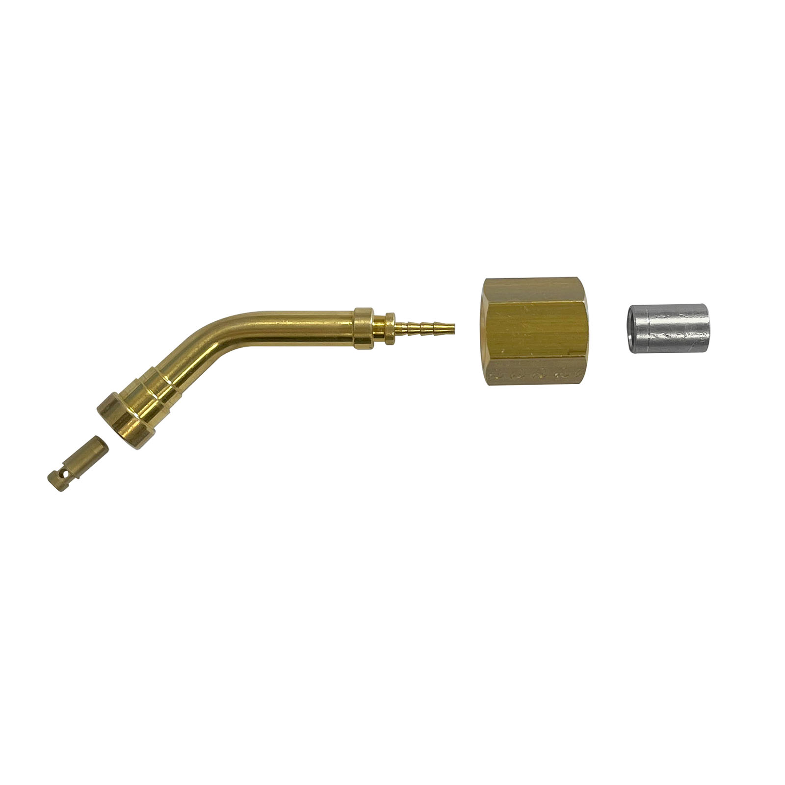 Conector 1/4"H SAE de 45º CAJA 10 undades Mastercool