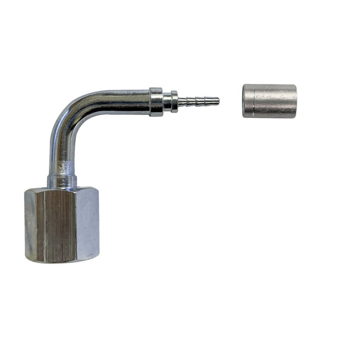 Conector 1/4"H 90º SAE CAJA 10 unidades Mastercool