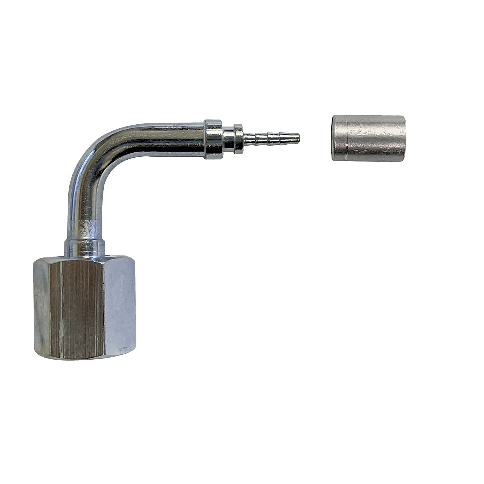 Conector 1/4"H 90º SAE CAJA 10 unidades Mastercool