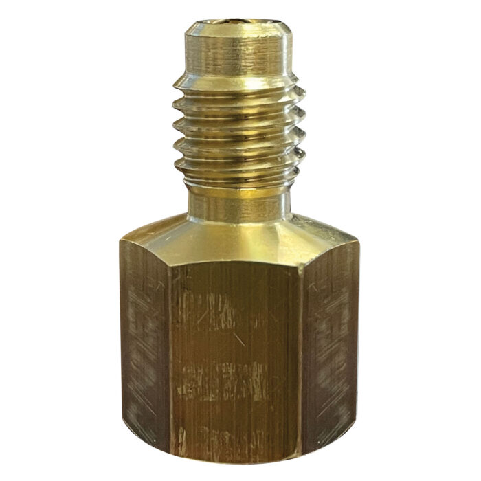 Conector hxm 1/4" x M10 x1.5M Mastercool