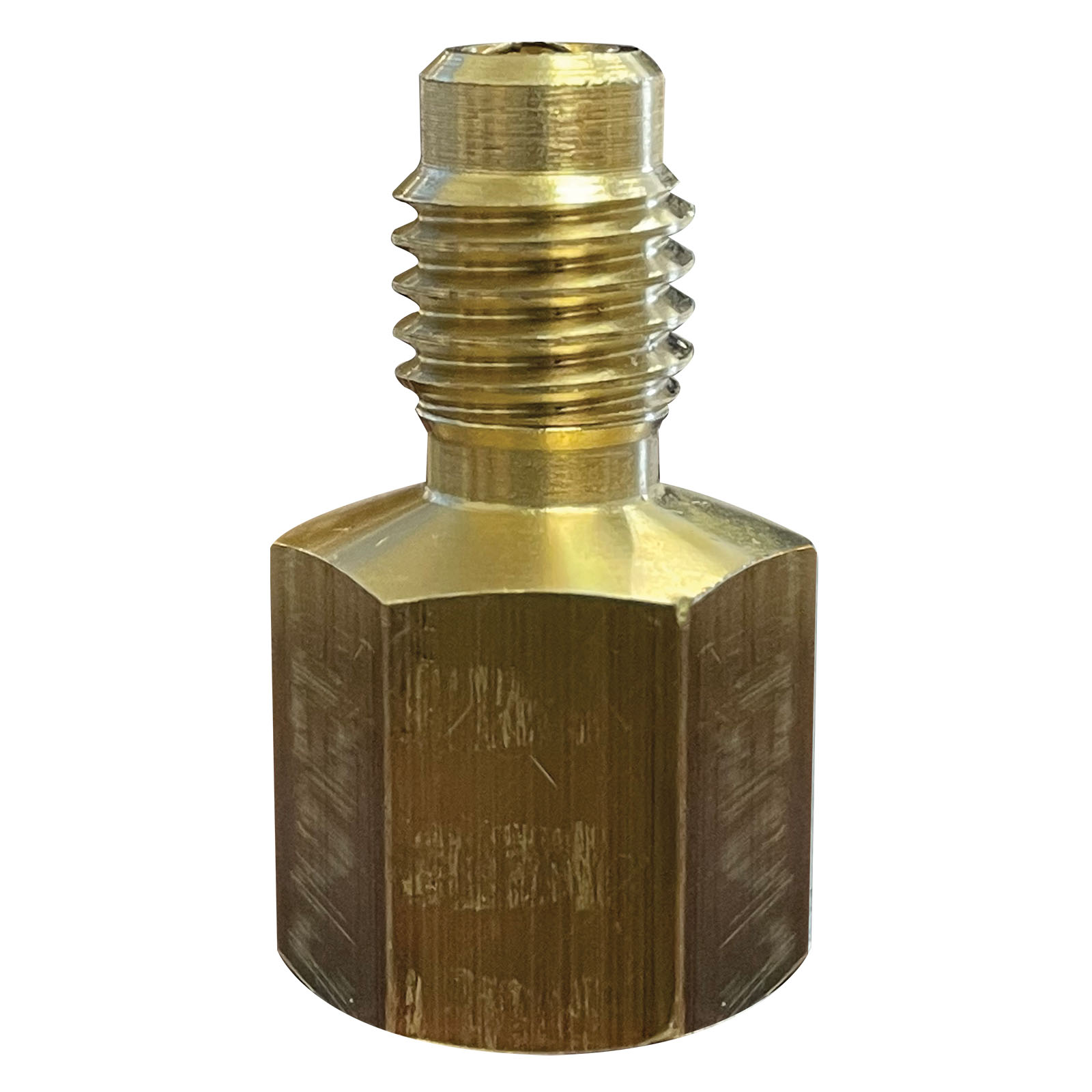 Conector hxm 1/4" x M10 x1.5M Mastercool