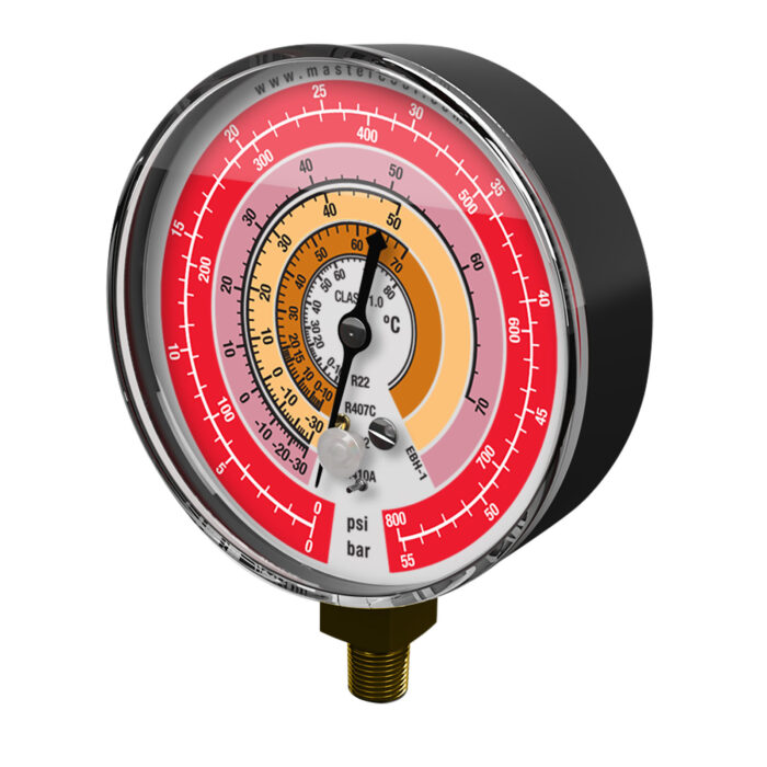 Manómetro ALTA 80mm R32,410A,2 Mastercool