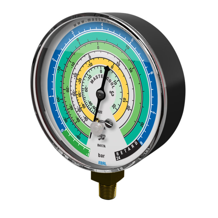 Manómetro BAJA 80mm. R22/422/4 Mastercool