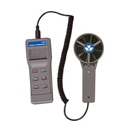 Anemometro + psicrometro (humedad,tª,pc,..)