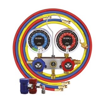 Juego manómetro 2 vias R1234YF