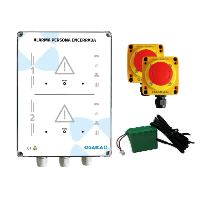 Alarm. per. encerrada c/bat + det. GAS hfc/o