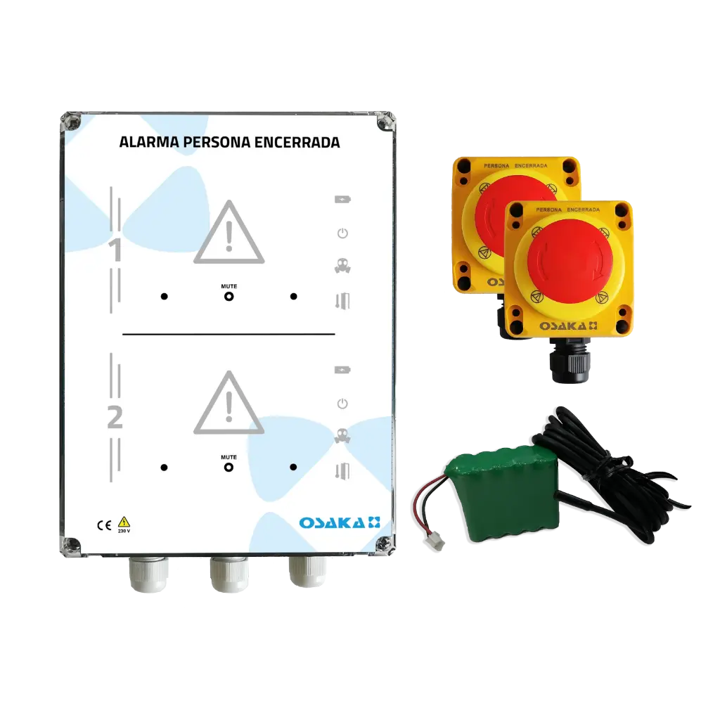 Alarma persona encerrada c/bat 10H