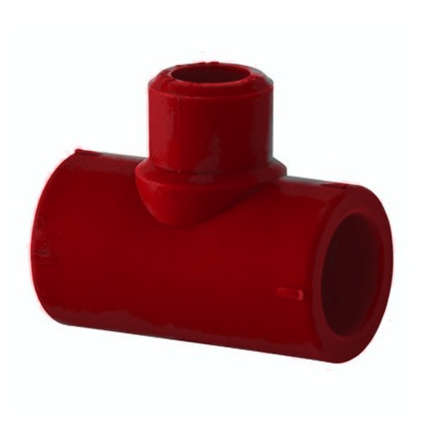 Te reducida PP-R Fire (rojo)