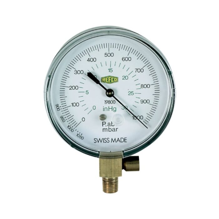 Vacuometro 1/8" NPT 80mm