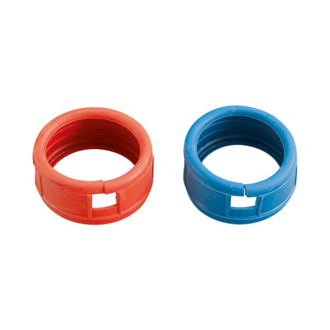 Protectores manómetros 68mm rojo y azul