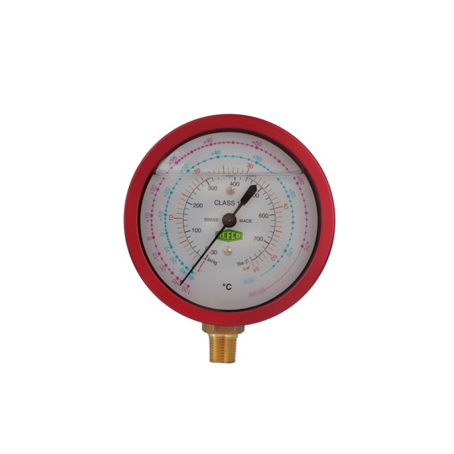 Manómetro alta c/glic. R410A,22,407C
